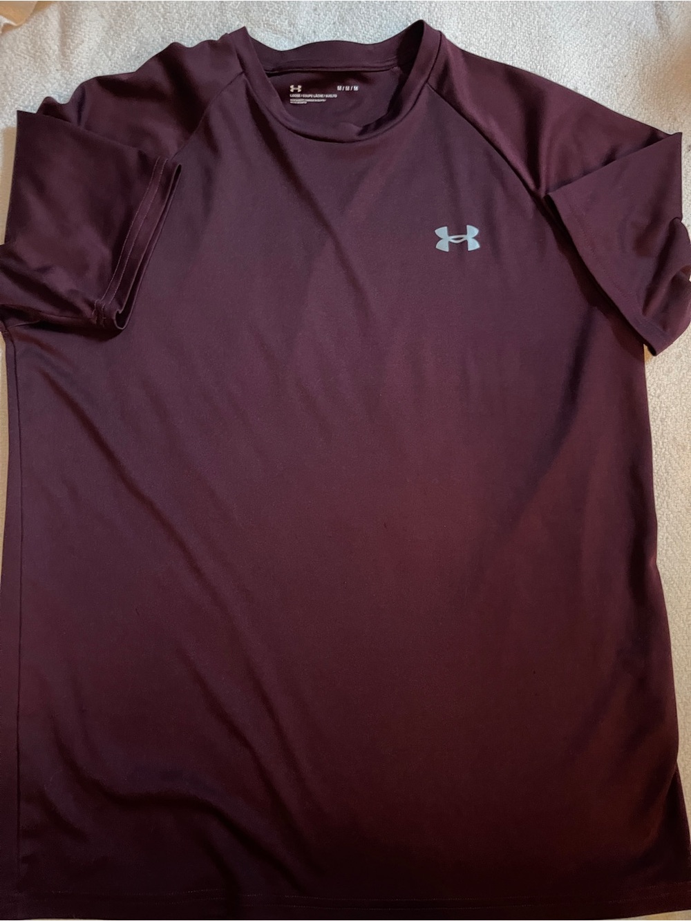 Under Armour Men's Dark Maroon Short-Sleeve Performance Tee